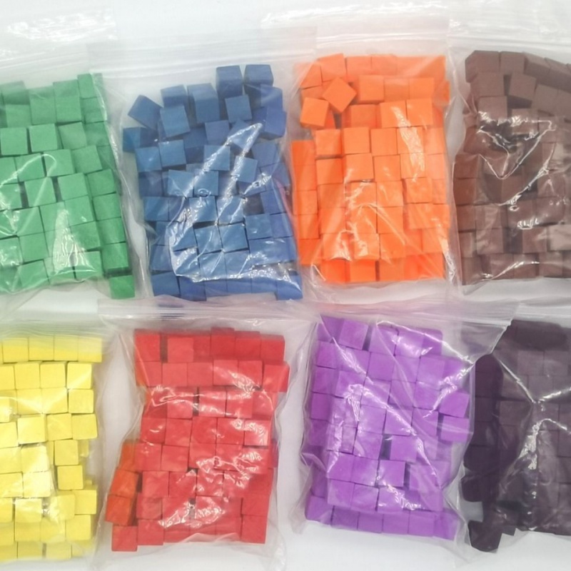 100Pcs/lots 10mm Wood Cubes Co - огляд і ціна Board Game Catan