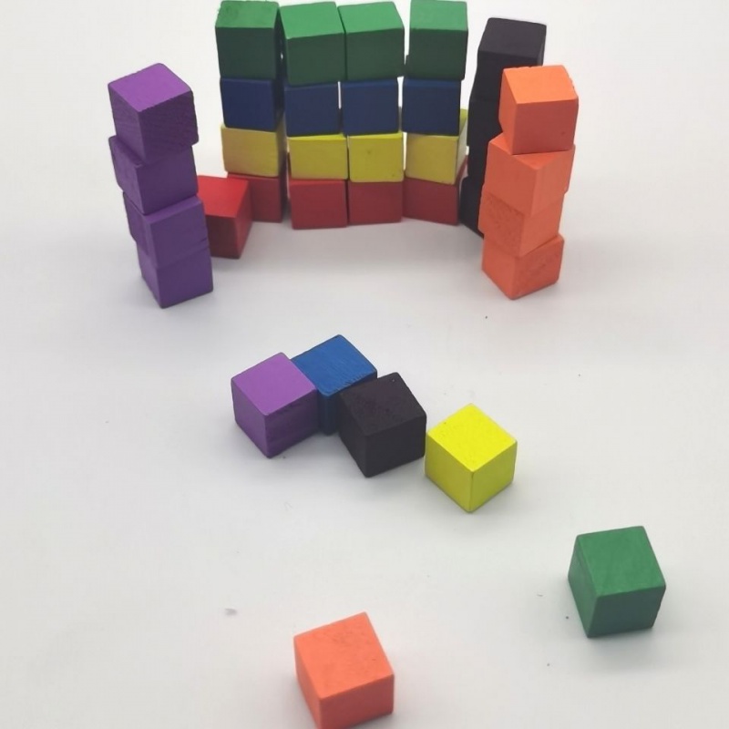 100Pcs/lots 10mm Wood Cubes Co - огляд і ціна Board Game Catan