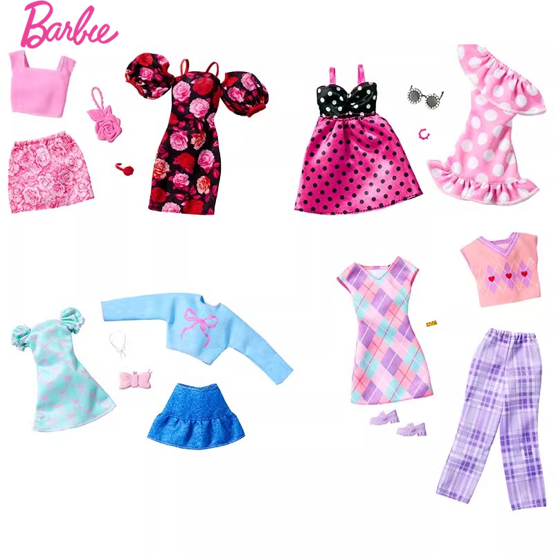 Assorted Set Of Original Fashi - огляд і ціна Mattel Toy Barbie