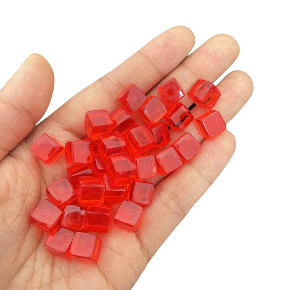 100Pcs/Set 8mm Transparent Squ - огляд і ціна Board Game Catan