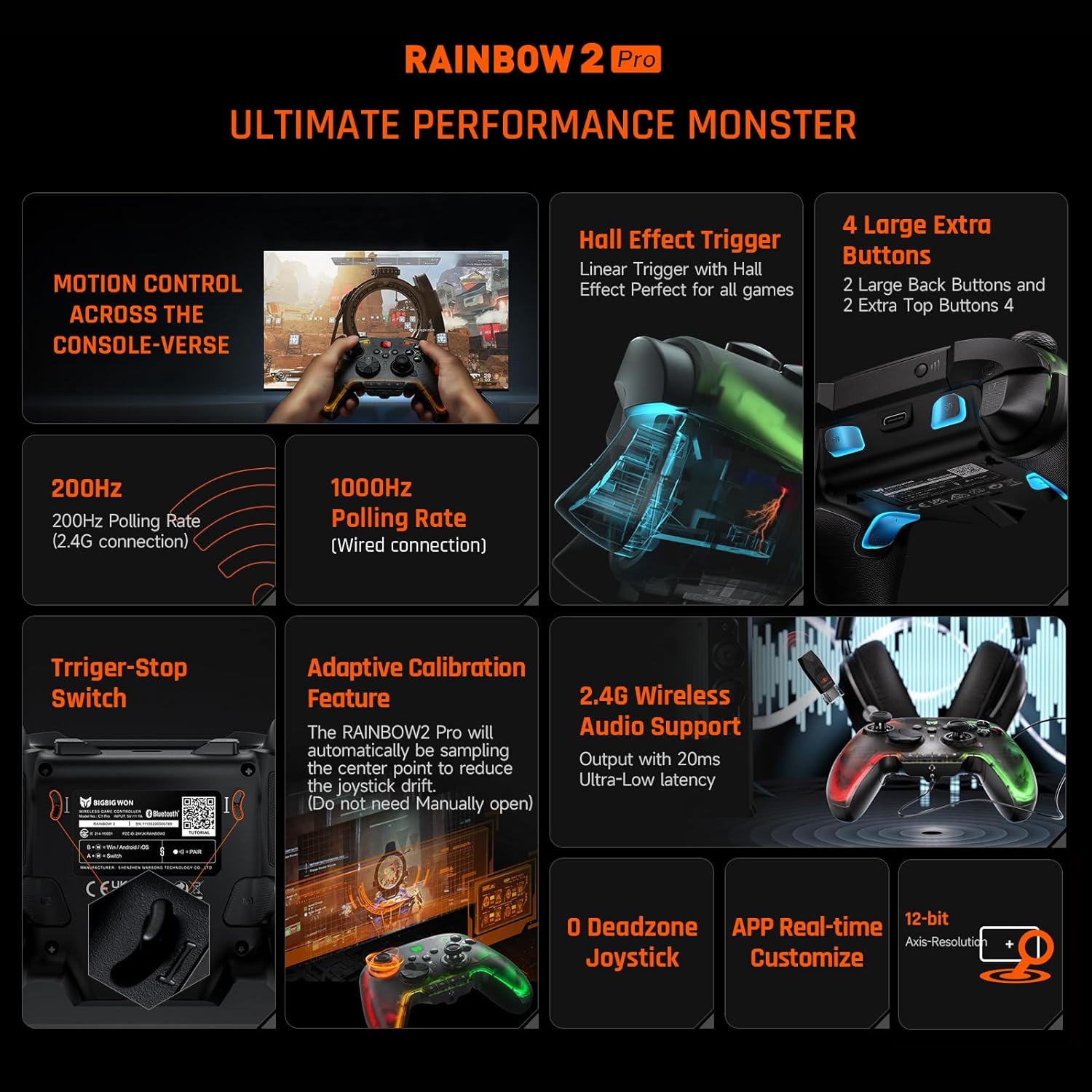 BIGBIG WON Rainbow 2 Pro Wirel - огляд і ціна Board Game Android