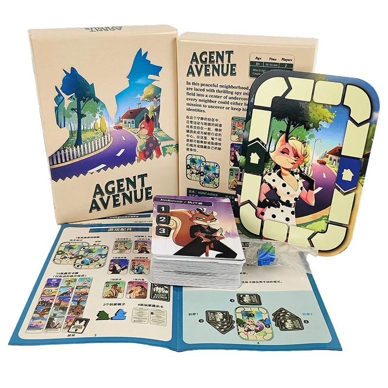 Agent Avenue Board Game Englis - огляд і ціна Board Game Live